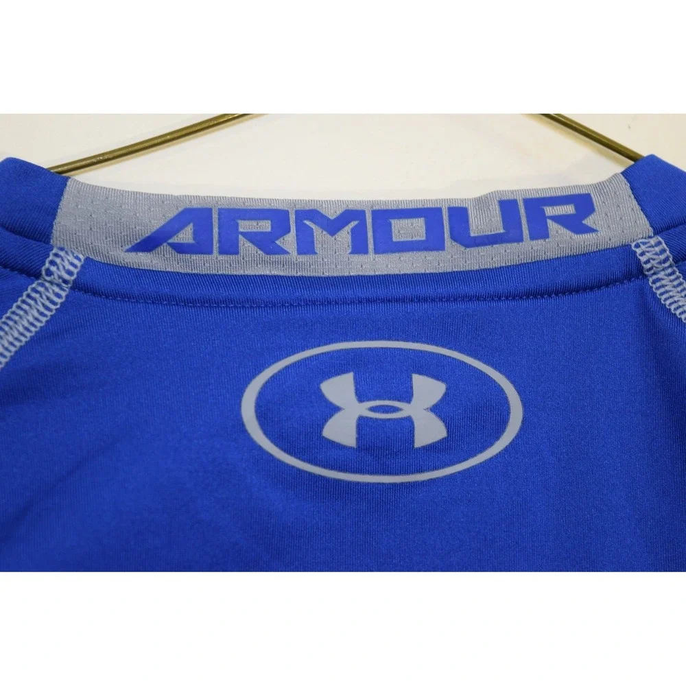 West Potomac HS VA Wolverine Under Armour HeatGear Compression T MENS S Blue
